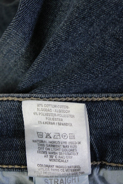 DL 1961 Women Ankle Straight Blue Jeans Size 30