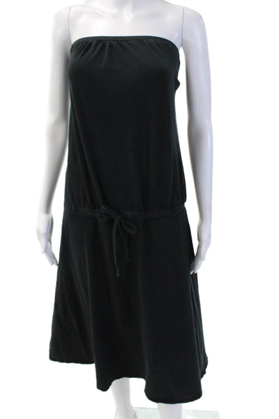 Standard James Perse Women Sundress Black Sleeveless Short Beach Size 4