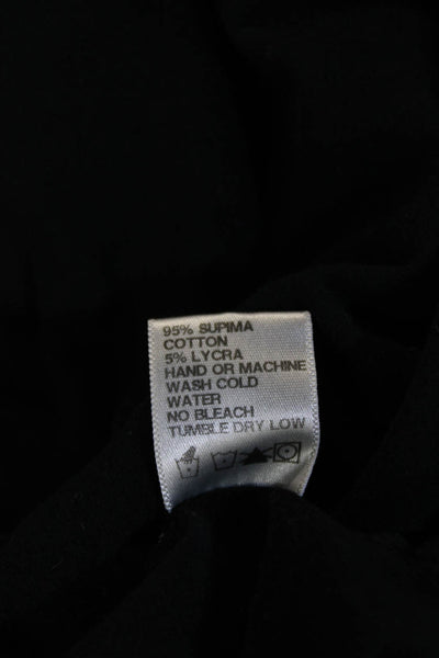 Standard James Perse Women Sundress Black Sleeveless Short Beach Size 4