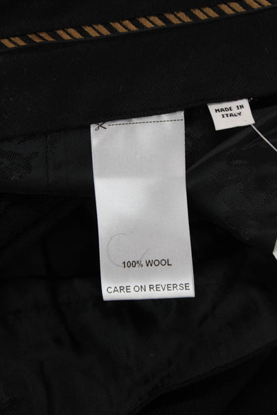 Billy Reid Women Cropped Ankle Dress Pants Black Wool Size 2