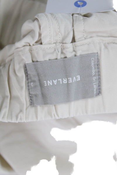 Everlane Womens Chino Shorts Beige Size 2