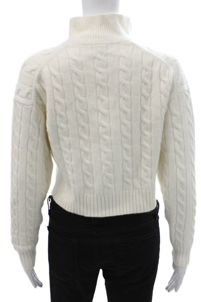 Sunday Best Women Pullover Sweater V-Neck White Size XS