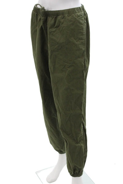 TNA Unisex Jogger Army Green Drawstring 70% Cotton 30% Nylon Size S