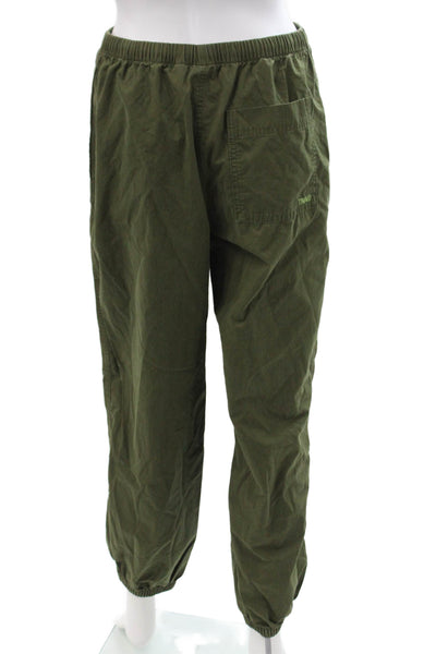 TNA Unisex Jogger Army Green Drawstring 70% Cotton 30% Nylon Size S
