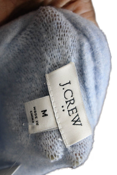 J Crew Womens Light Blue V-Neck Button Cardigan Long Sleeve Size M
