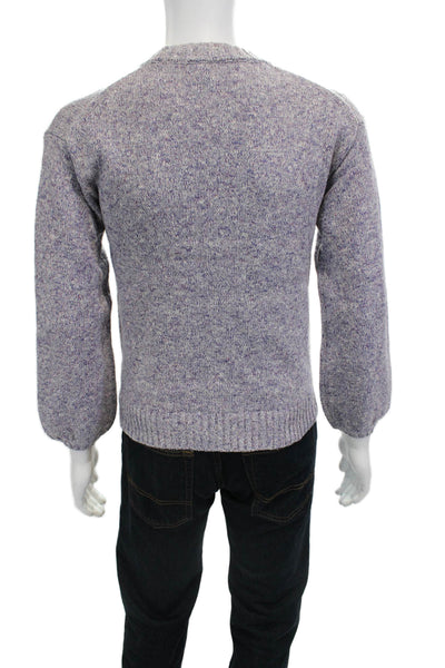 J Crew Mens Pullover Sweater Gray Crew Neck Long Sleeve Size S