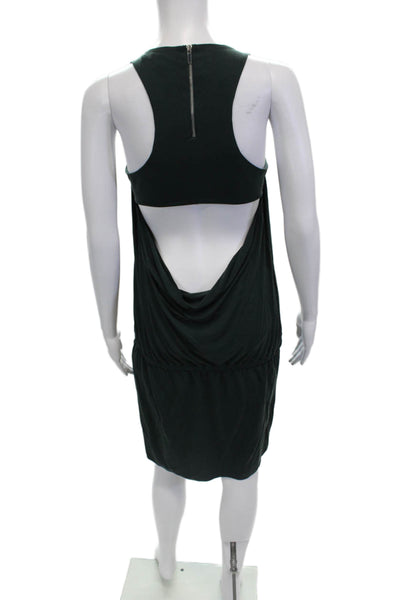Elizabeth & James Womens Tank Dress Dark Green Sleeveless Size M