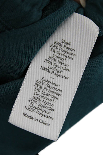 Elizabeth & James Womens Tank Dress Dark Green Sleeveless Size M
