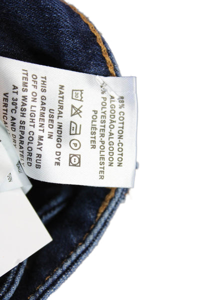 DL1961 Childrens Girls Chloe Skinny Leg Jeans Blue Cotton Size 12