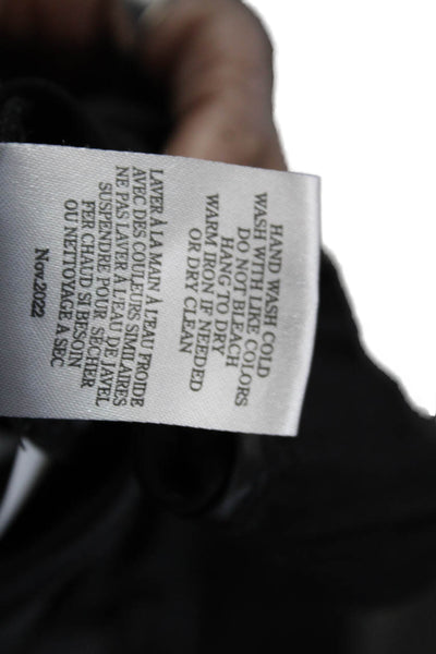 Z Supply Womens Dress Pants Black Button Polyester Solid Fall Size XS