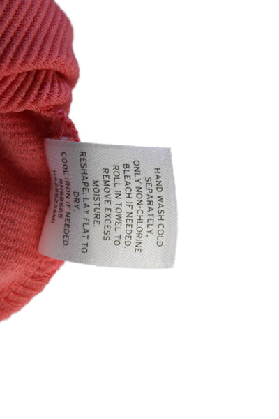 Halogen Women Straight Pencil Skirt Red Midi Size 14