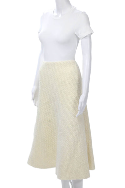 Raoul Womens A-Line Skirt Beige Knee Length Wool Blend Size 12