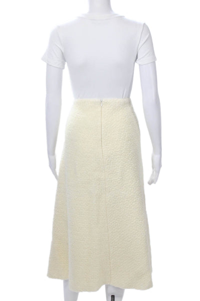 Raoul Womens A-Line Skirt Beige Knee Length Wool Blend Size 12
