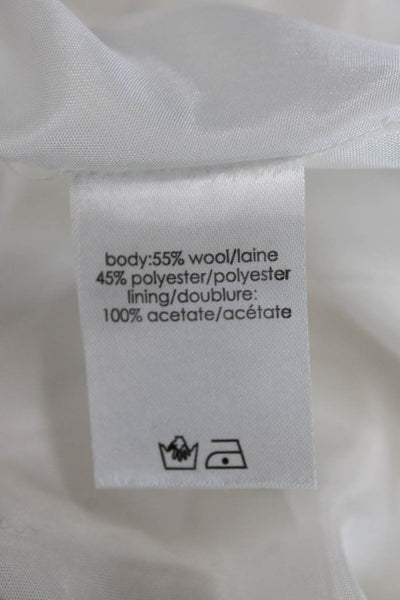 Raoul Womens A-Line Skirt Beige Knee Length Wool Blend Size 12
