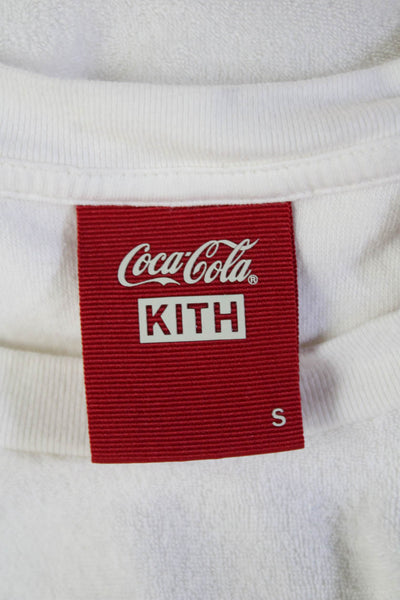 Kith Women Pullover Sweatshirt White Crew Neck Long Sleeve Size S
