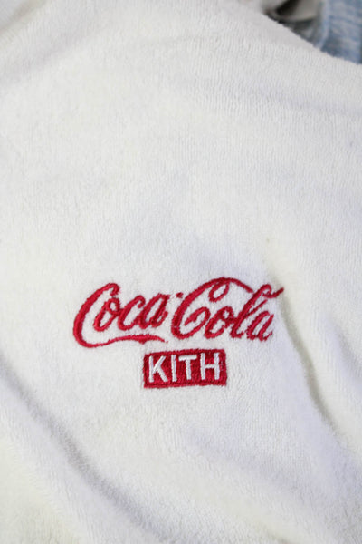 Kith Women Pullover Sweatshirt White Crew Neck Long Sleeve Size S