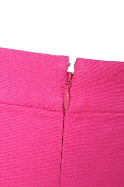 J Crew Womens Straight Pencil Skirt Pink Knee Length Size 6