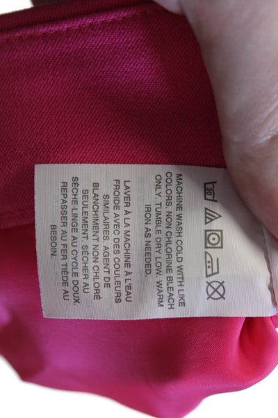 J Crew Womens Straight Pencil Skirt Pink Knee Length Size 6