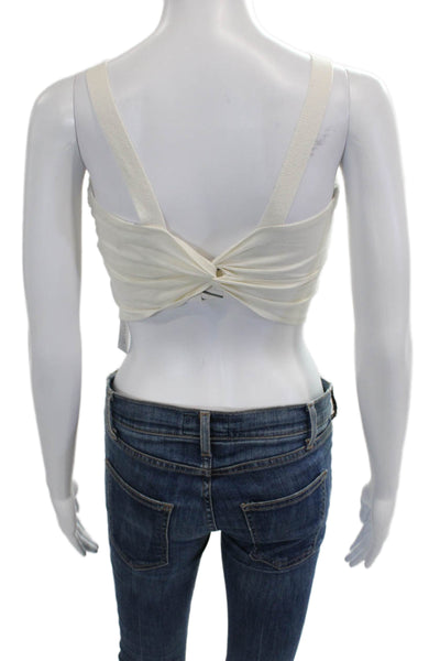Zara Childrens Girls Crochet Tank Top White Size 10