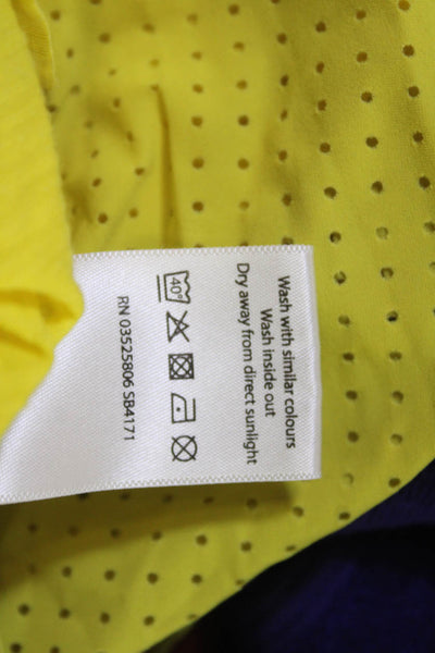 Sweaty Betty Womens Yellow Sleeveless Round Neck Tank Size M