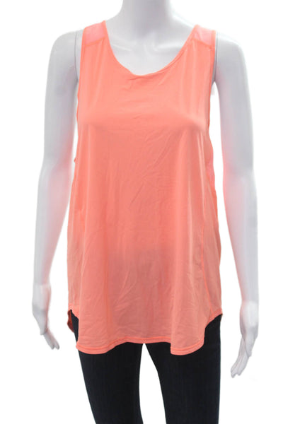 Lululemon Womens Basic Sleeveless Tank Pink Nylon Blend Size 10