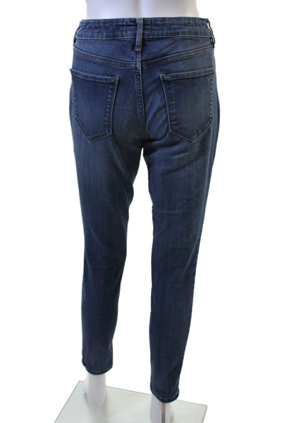 William Rast Womens Ankle Skinny Dark Blue Jeans Mid Rise Size 27