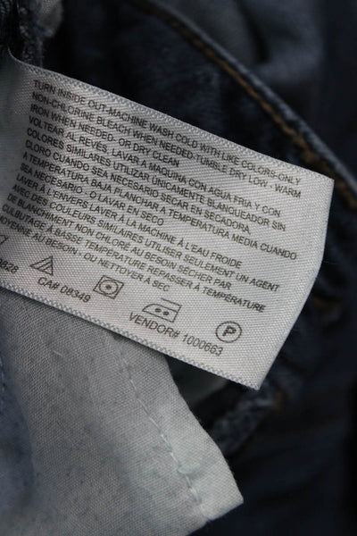 William Rast Womens Ankle Skinny Dark Blue Jeans Mid Rise Size 27