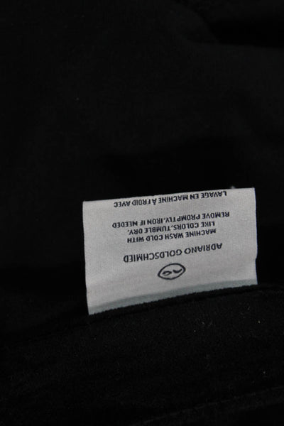 AG Adriano Goldschmied Womens Black Button Fly Pants 58% Modal Inseam 30 Size 29