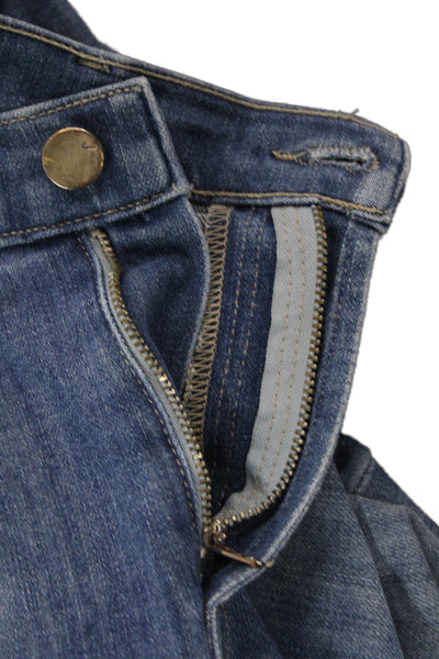 J Brand Womens Boyfriend Cropped Jeans Blue High Rise Size 28