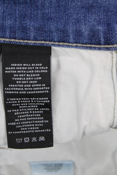 J Brand Womens Boyfriend Cropped Jeans Blue High Rise Size 28