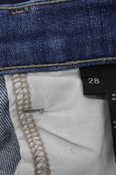 J Brand Womens Boyfriend Cropped Jeans Blue High Rise Size 28