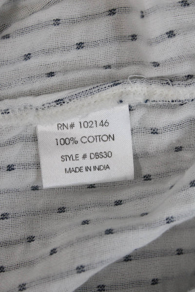 Michael Stars Womens White Striped Tunic Long Sleeve Bohemian Size XS