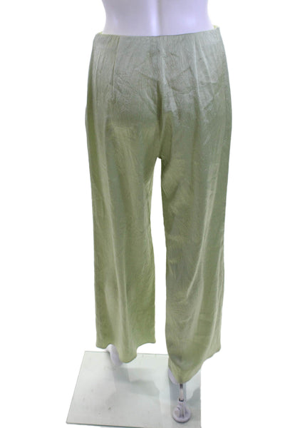 Vince Women Dress Pants Green Zip Petite Size XS