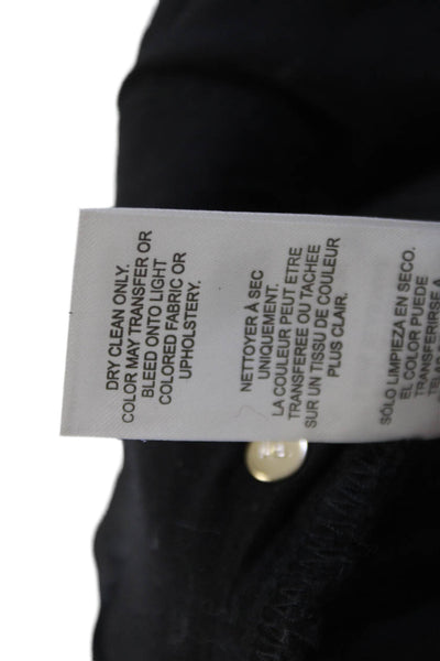 Frame Womens Skinny Ankle Jeans Black Mid Rise Size 25