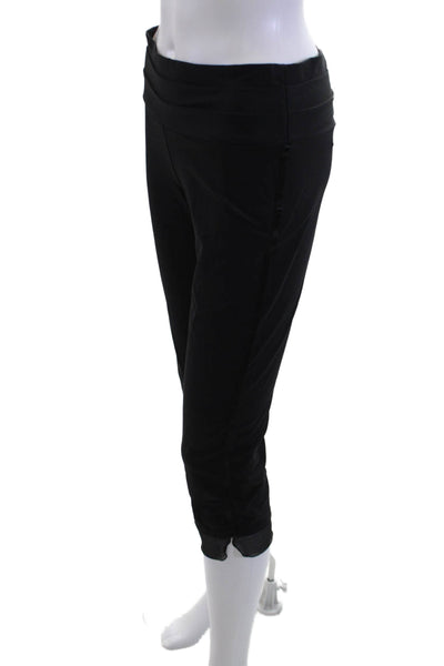 Haute Hippie Womens Black Cropped Capri Leggings Size M