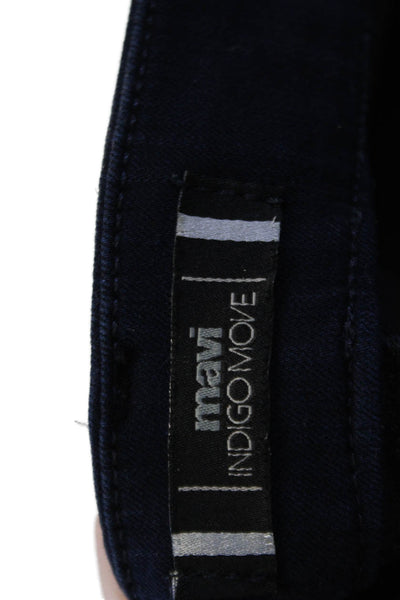 Mavi Womens Dark Blue Jeggings Mid Rise Size 28
