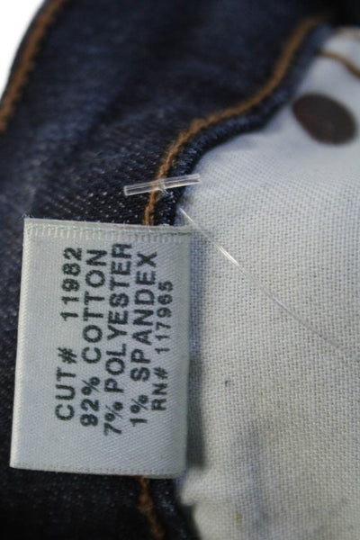 J Brand Womens Boyfriend Jeans Dark Blue Mid Rise Size 30