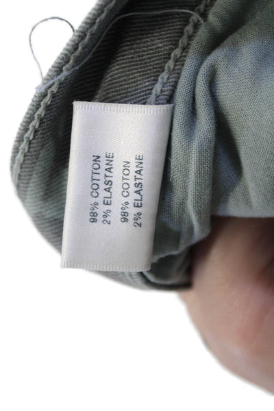 J Brand Womens Cropped Camouflage Gray Pants Size 28