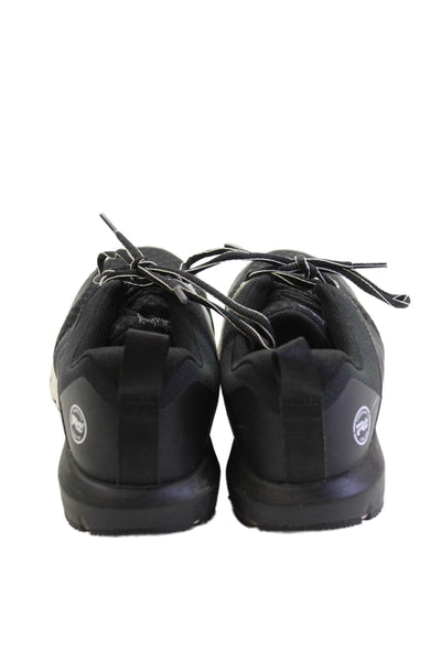 Timberland Mens Lace Up Low Top Athletic Sneakers Shoes Black Size 7