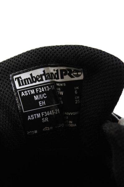 Timberland Mens Lace Up Low Top Athletic Sneakers Shoes Black Size 7