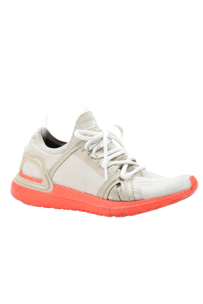 Adidas by Stella McCartney Womens Color Block Athletic Sneakers Beige Size 8
