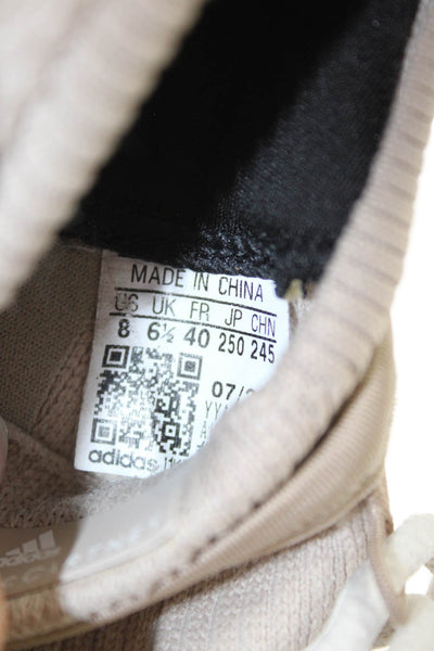 Adidas by Stella McCartney Womens Color Block Athletic Sneakers Beige Size 8