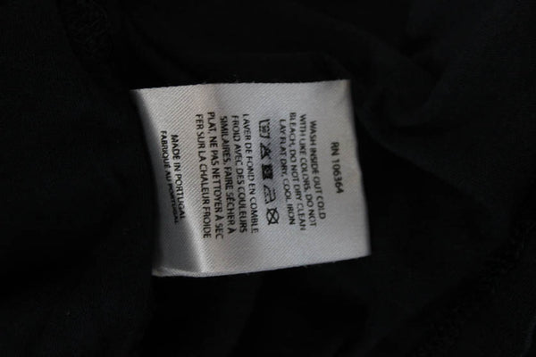 Kule Womens Long Sleeve Crew Neck Jersey T-Shirt Dark Blue 100% Cotton Size XS