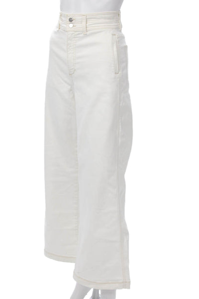 Joes Women High Rise White Jeans 98% Cotton 2% Elastane Stretch Size 26