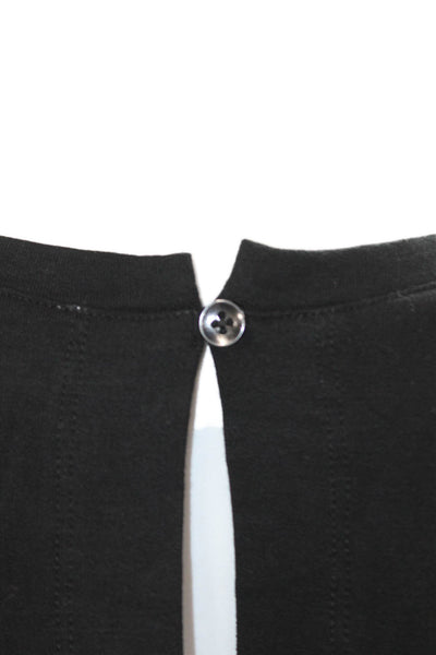 Splendid Women Jumpsuit Black Short Sleeve Crew Neck Size S