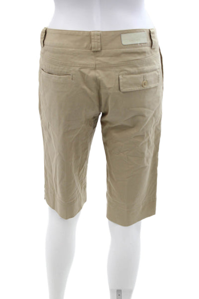Lacoste Unisex Beige Bermuda Chino Shorts Size S