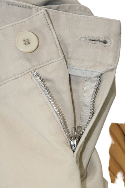 Lacoste Unisex Beige Bermuda Chino Shorts Size S