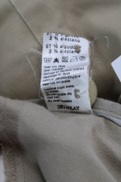 Lacoste Unisex Beige Bermuda Chino Shorts Size S