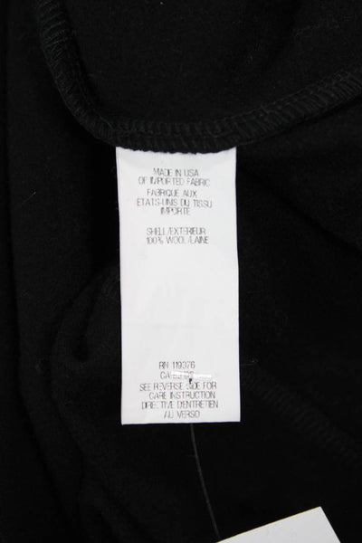 Helmut Lang Womens Sheath Sweater Dress Black Wool Long Sleeve Size 0P