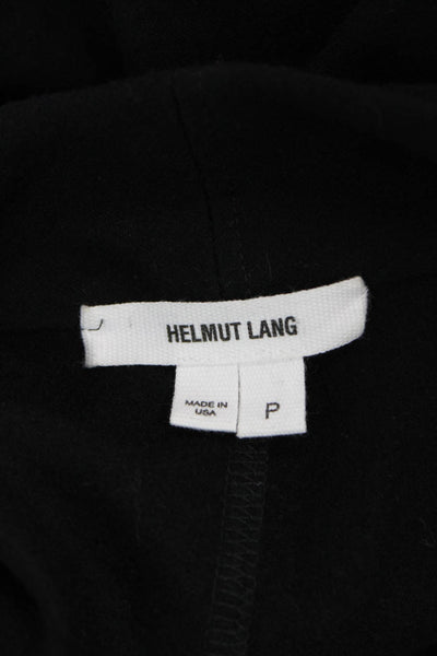 Helmut Lang Womens Sheath Sweater Dress Black Wool Long Sleeve Size 0P